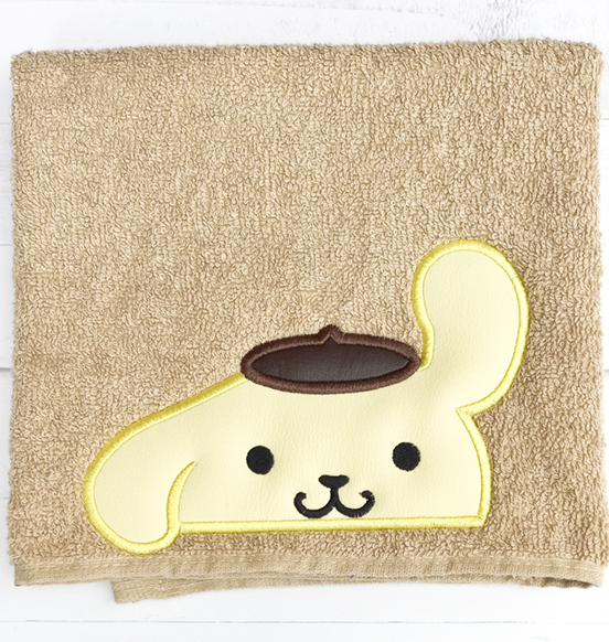 Pup Friend w/ Beret Hooded Towel
