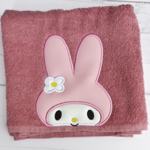 Sweet Bunny Friend Hooded Towel