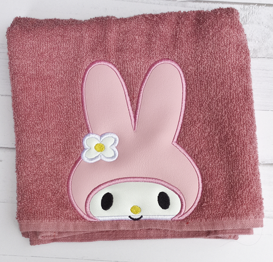 Sweet Bunny Friend Hooded Towel