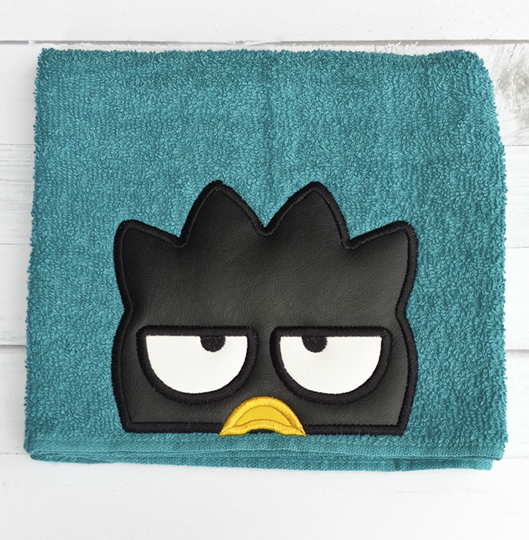 Mischievous Penguin Friend Hooded Towel