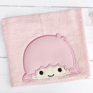 Girl Twin Star Friend Hooded Towel