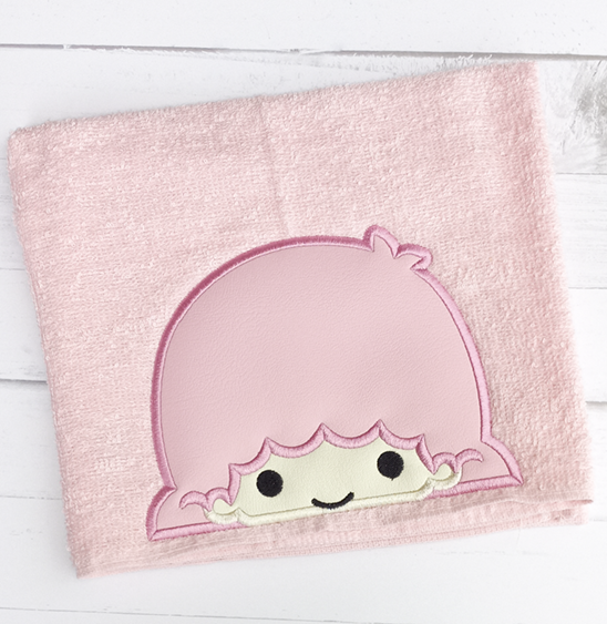 Girl Twin Star Friend Hooded Towel