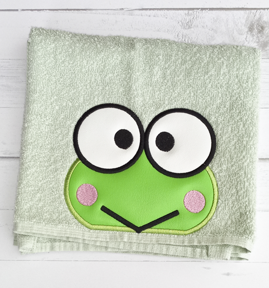 Frog Friend Hooded Towel