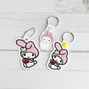 Sweet Bunny Friend Fob/ Dangle