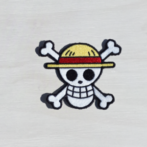 Straw Hat Skull Patch
