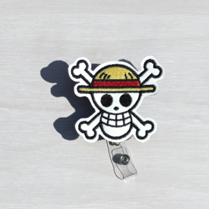 Straw Hat Skull Badge Reel