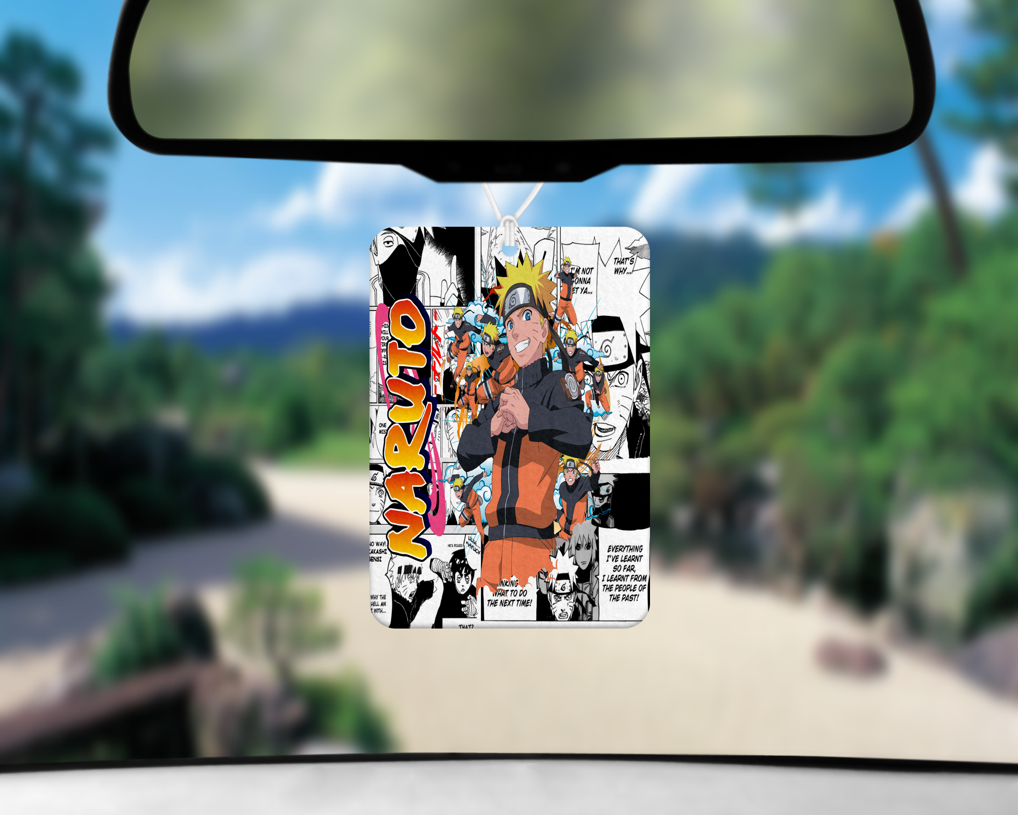 Seventh Hokage Air Freshener Mockup