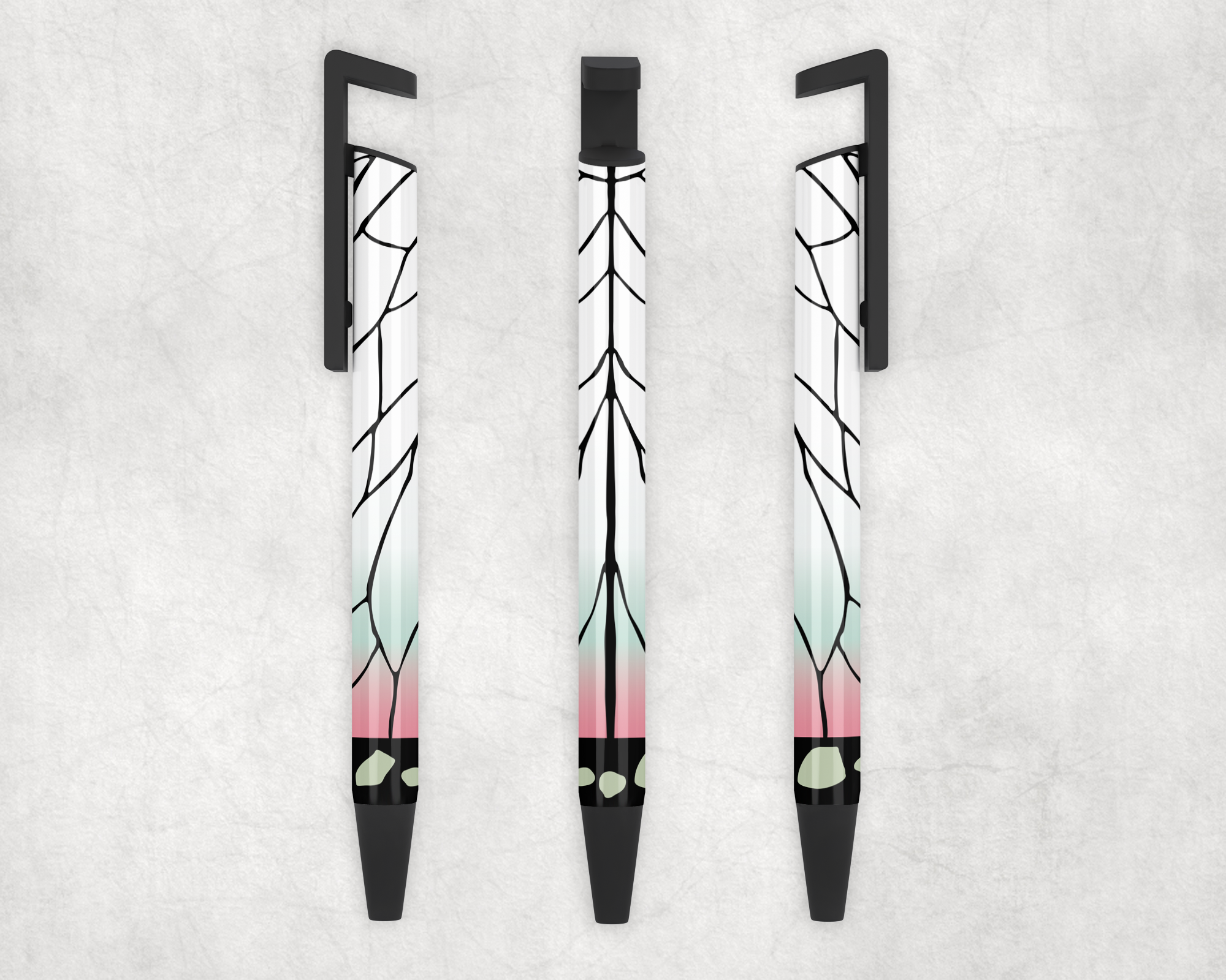 Butterfly Girl Ballpoint Pen Mockup