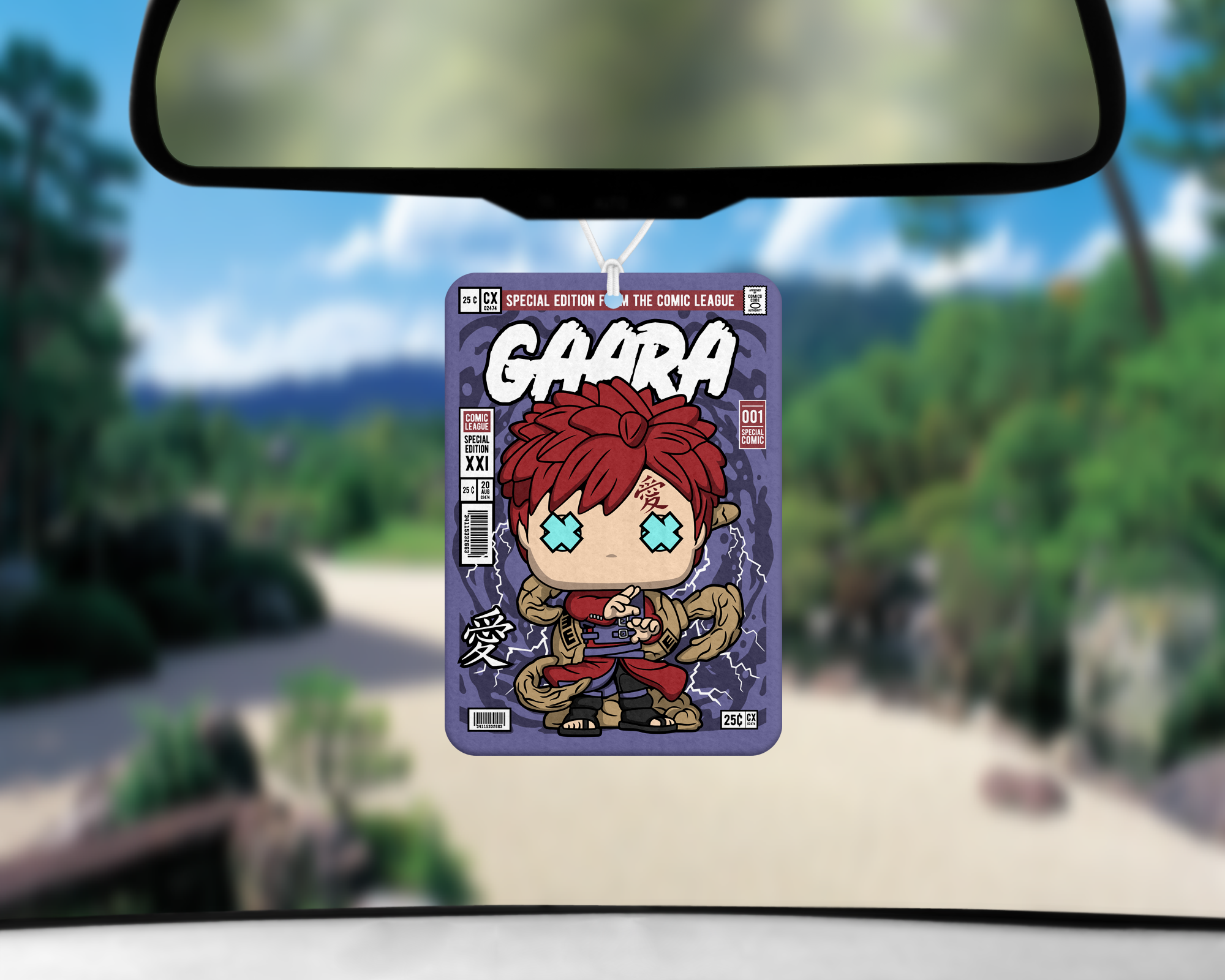 Sand Manipulator Air Freshener Mockup