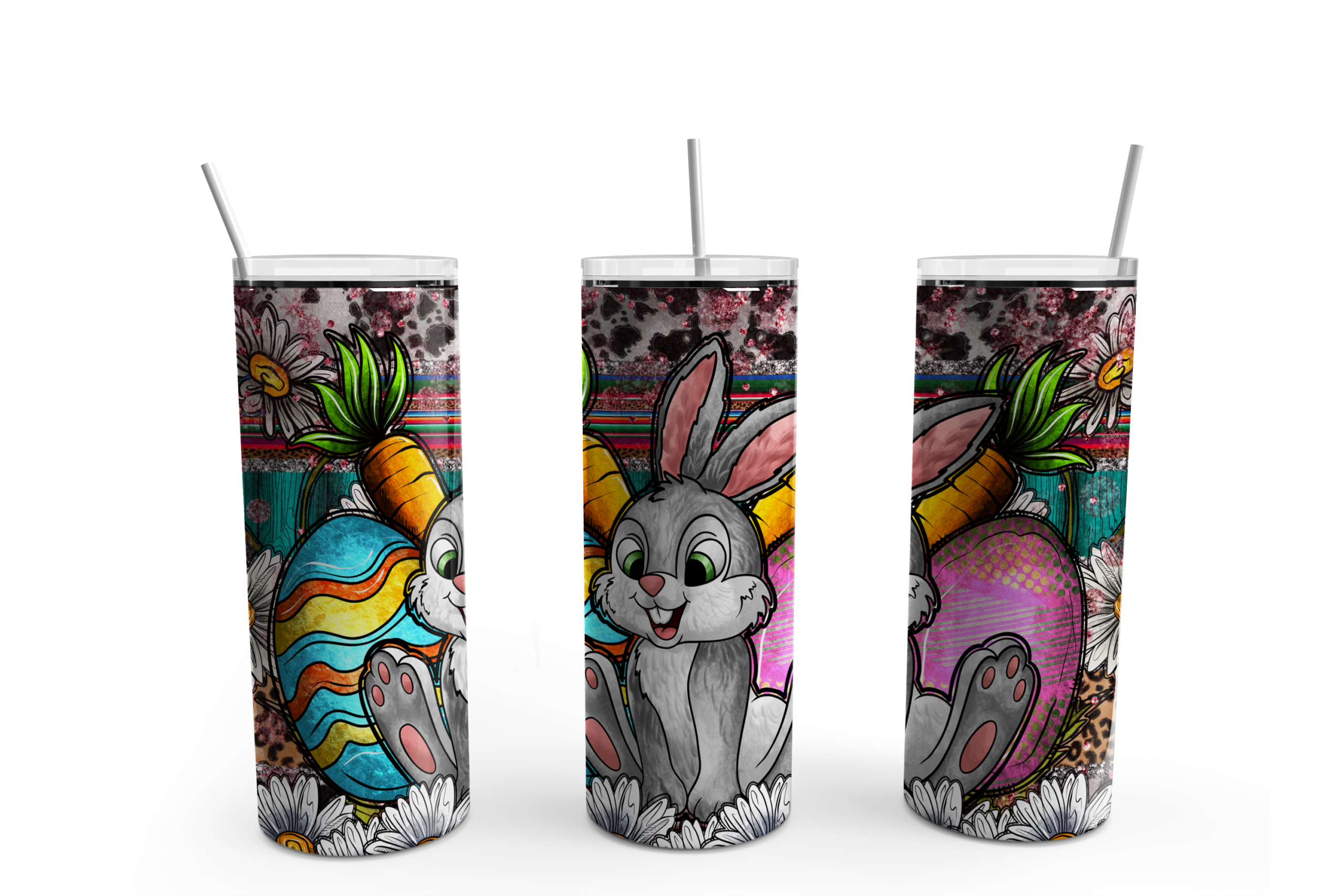 Easter Bunny Tumbler Mockup