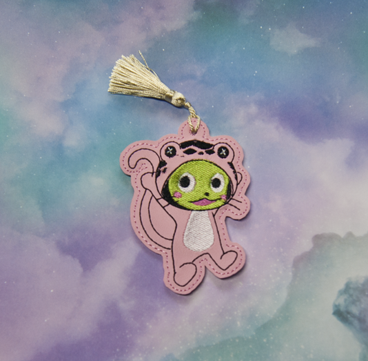 Frog Suited Cat Bookmark