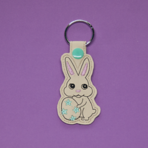 Bunny w/Easter Egg Key Fob