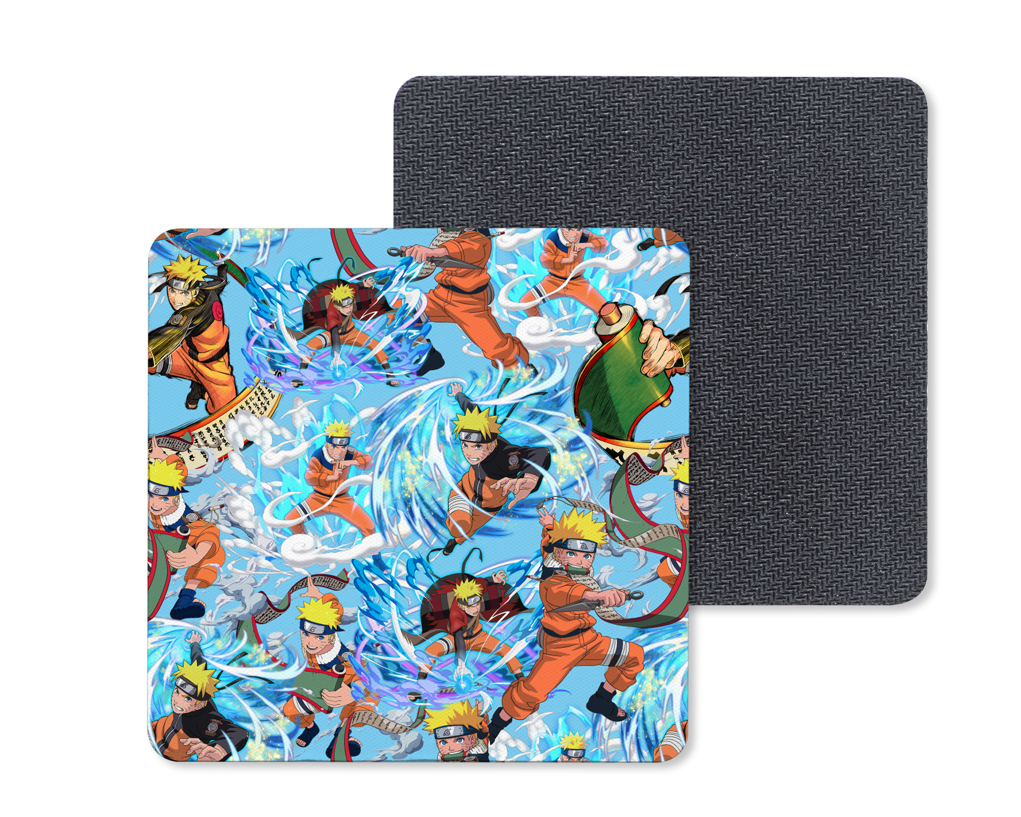 Hokage Pattern Coasters Mockup