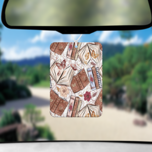 Open Books Air Freshener Mockup