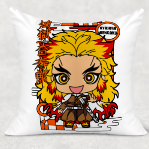 Flame Wielder Throw Pillow Cover Mockup