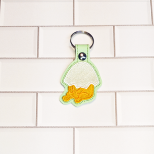 Hiding Lazy Egg Key Fob