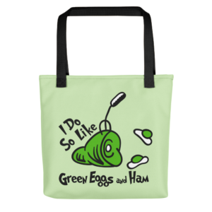 Green Eggs & Ham Tote Bag Mockup