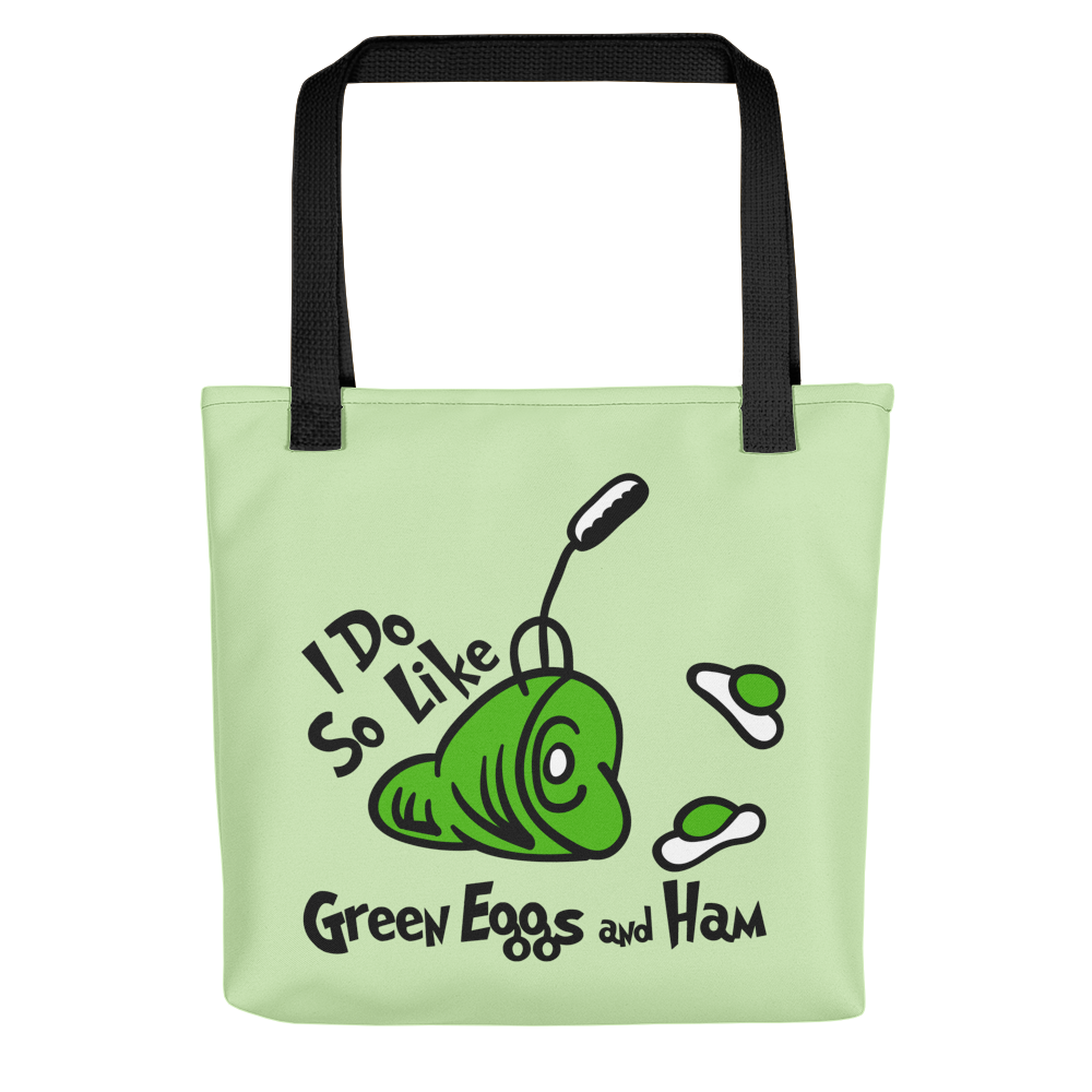 Green Eggs & Ham Tote Bag Mockup