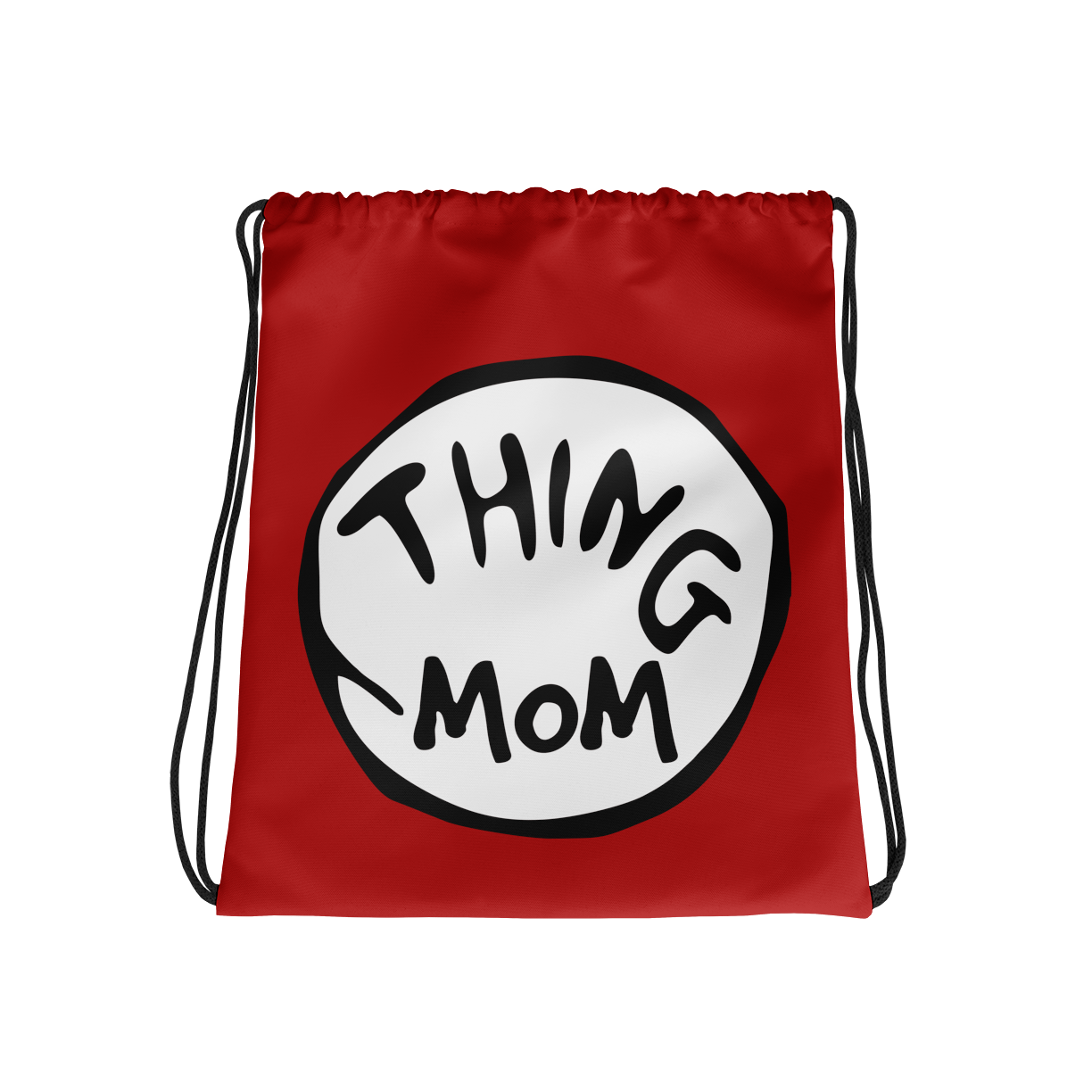 Thing Mom Drawstring Bag Mockup