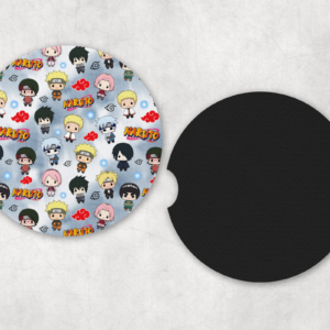 Chibi Clan Ninjas Car Coasters Mockup