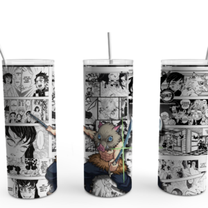 Beast Fighter Manga Tumbler Mockup