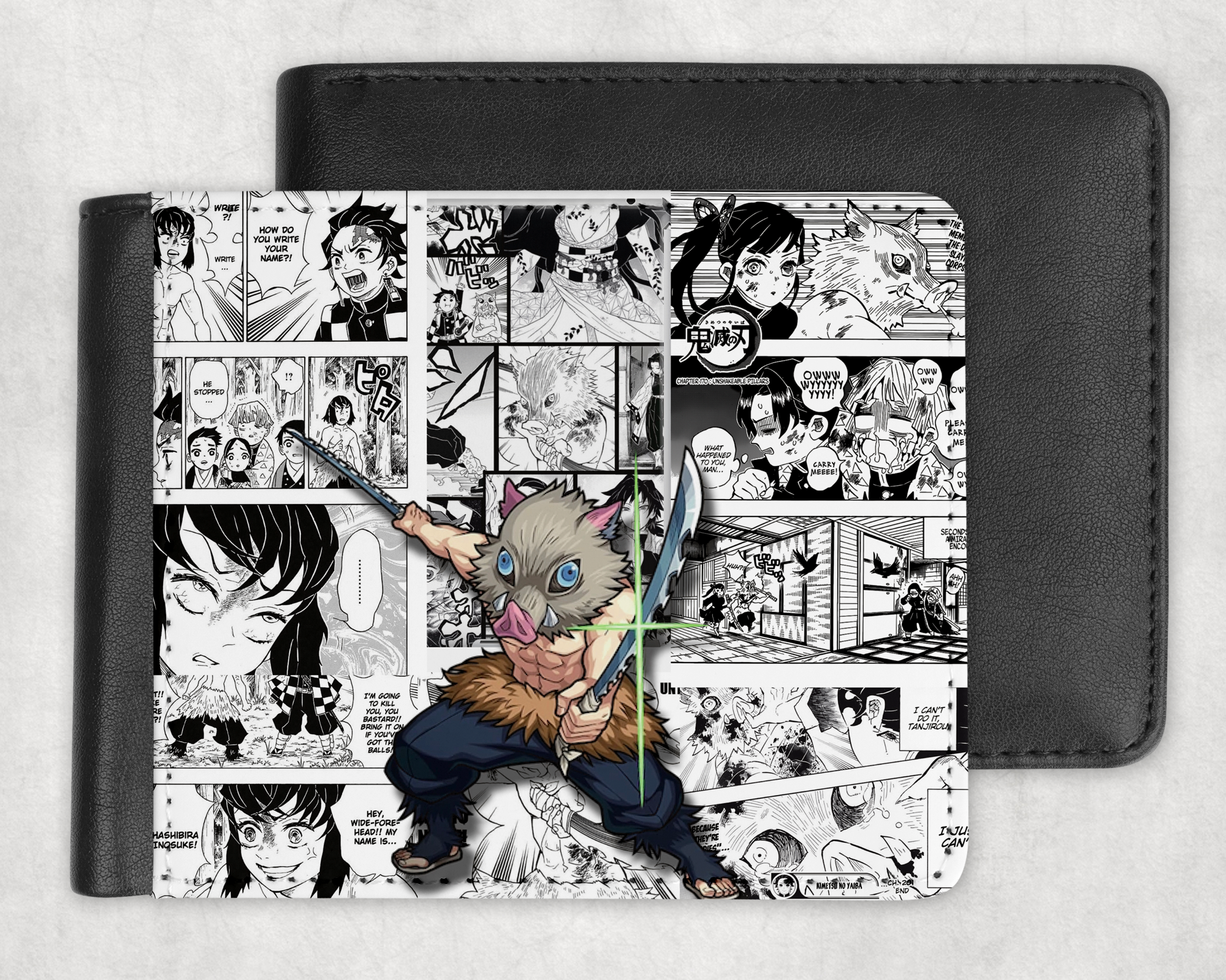 Beast Fighter Manga Wallet Mockup