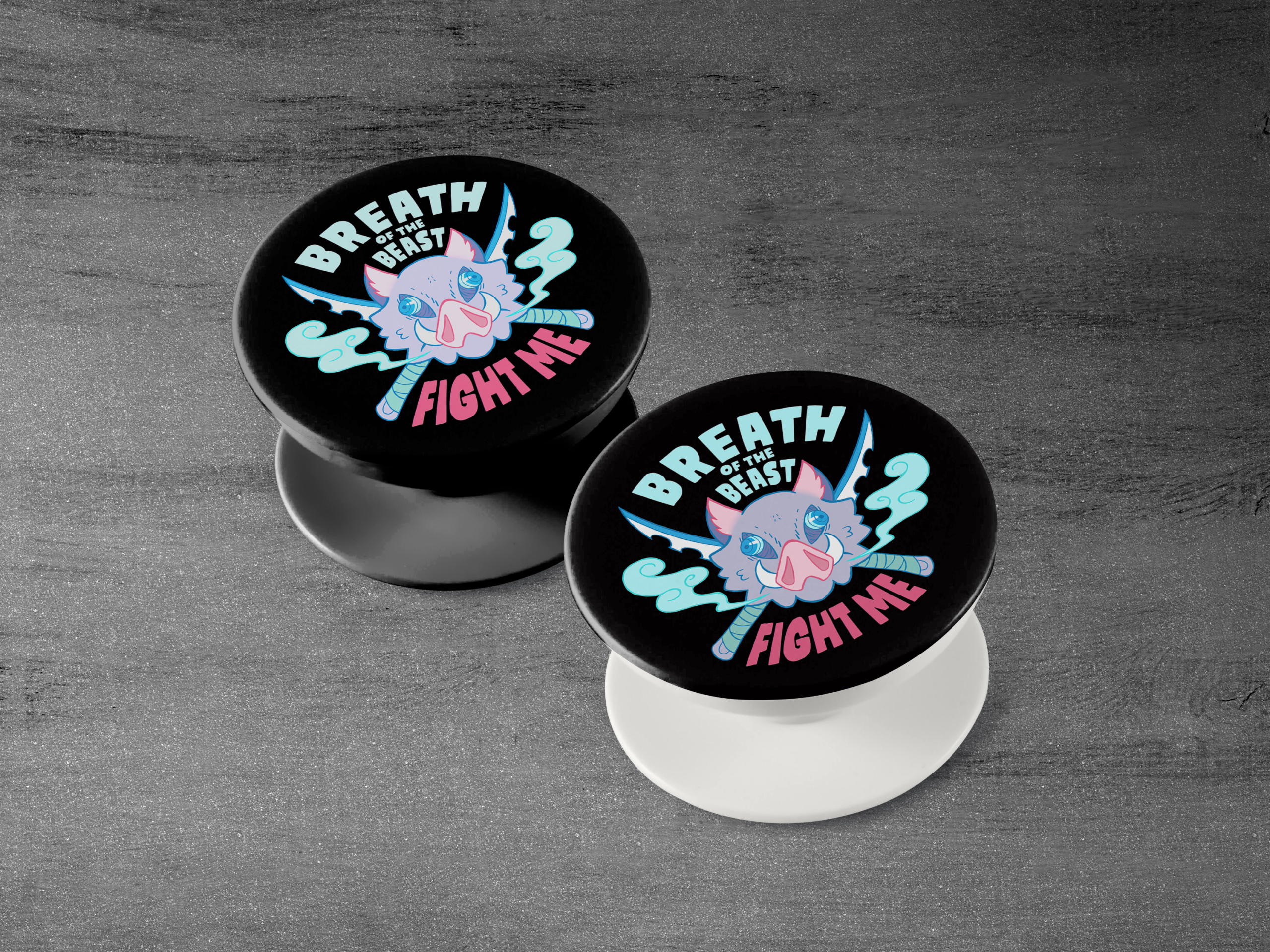 Breath Of The Beast Phone Grip Mockup