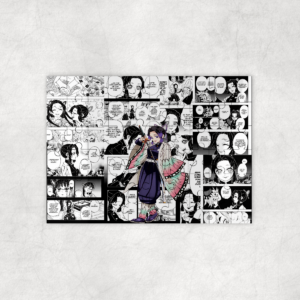 Butterfly Girl Manga Puzzle Mockup