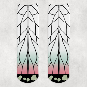Butterfly Girl Socks Mockup