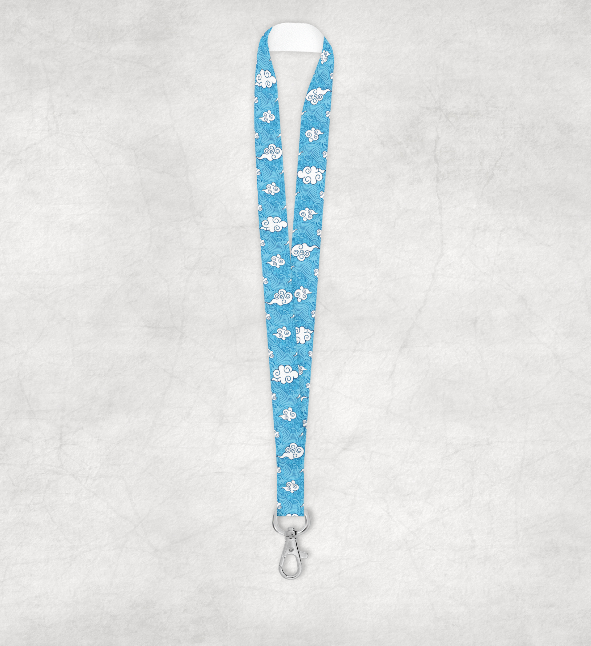 Breath Of Wind Pattern Lanyard Mockup