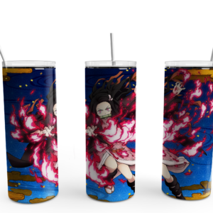 Demon Girl Tumbler Mockup