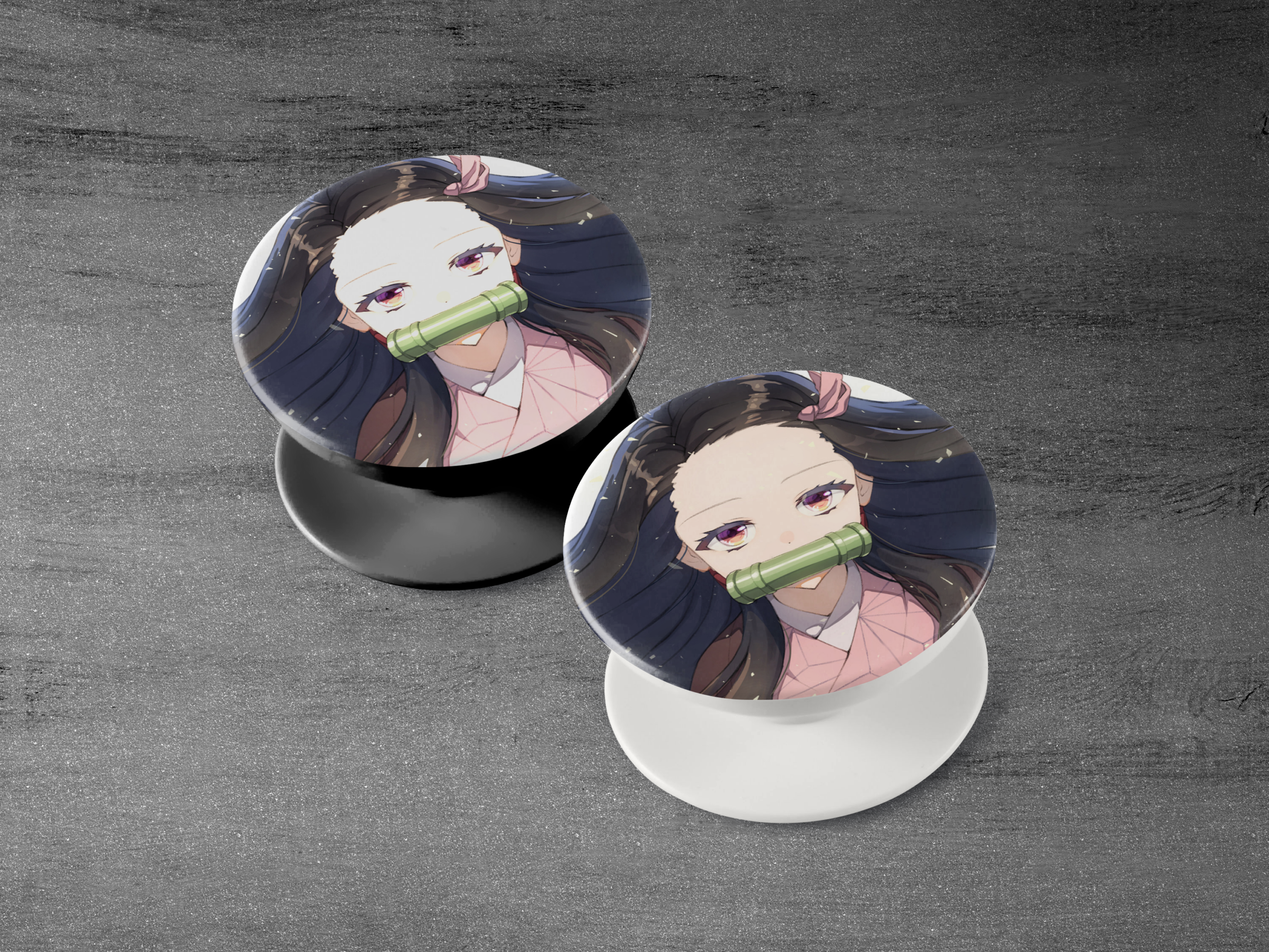 Demon Girl Phone Grip Mockup