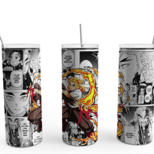 Fire Wielder Manga Tumbler Mockup