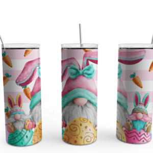 Easter Gnomes Tumbler Mockup