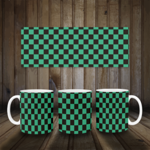 Ichimatsu Pattern Mug Mockup