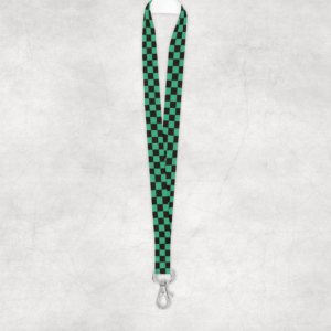 Ichimatsu Pattern Lanyard Mockup