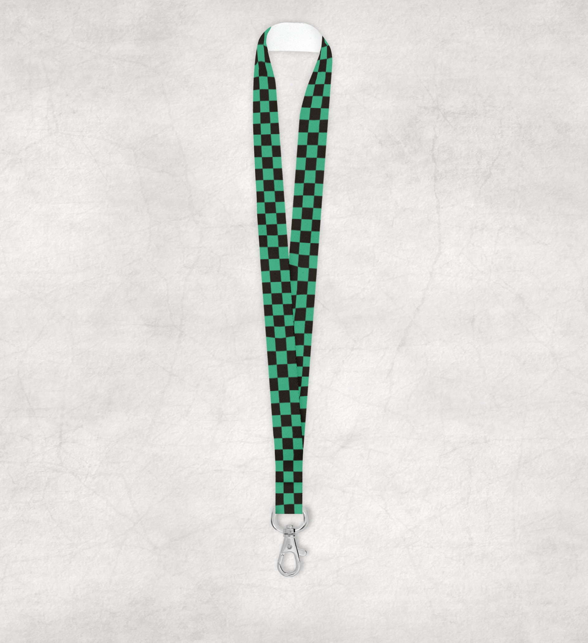 Ichimatsu Pattern Lanyard Mockup