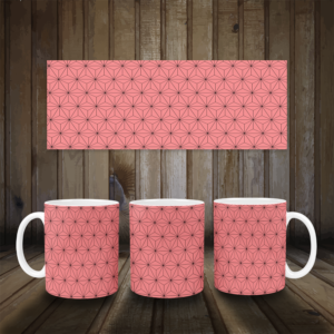 Hemp Leaf Pattern Mug Mockup