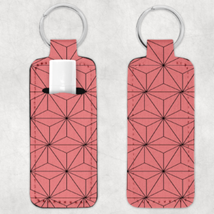 Hemp Leaf Pattern Lip Care Holder Mockup