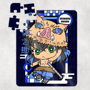 Chibi Beast Fighter Puzzle Mockup