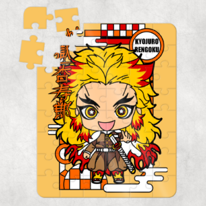 Chibi Fire Wielder Puzzle Mockup