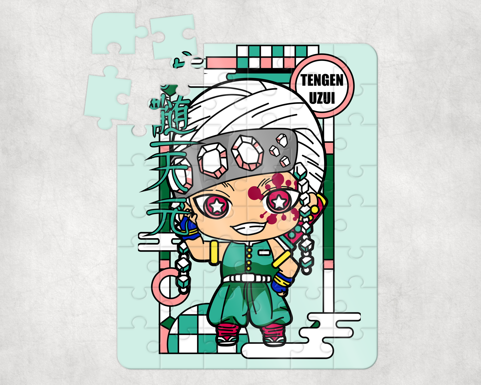 Chibi Sound Wielder Puzzle Mockup