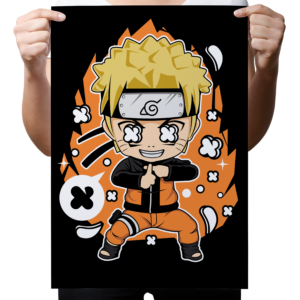 Seventh Hokage Art Print Mockup