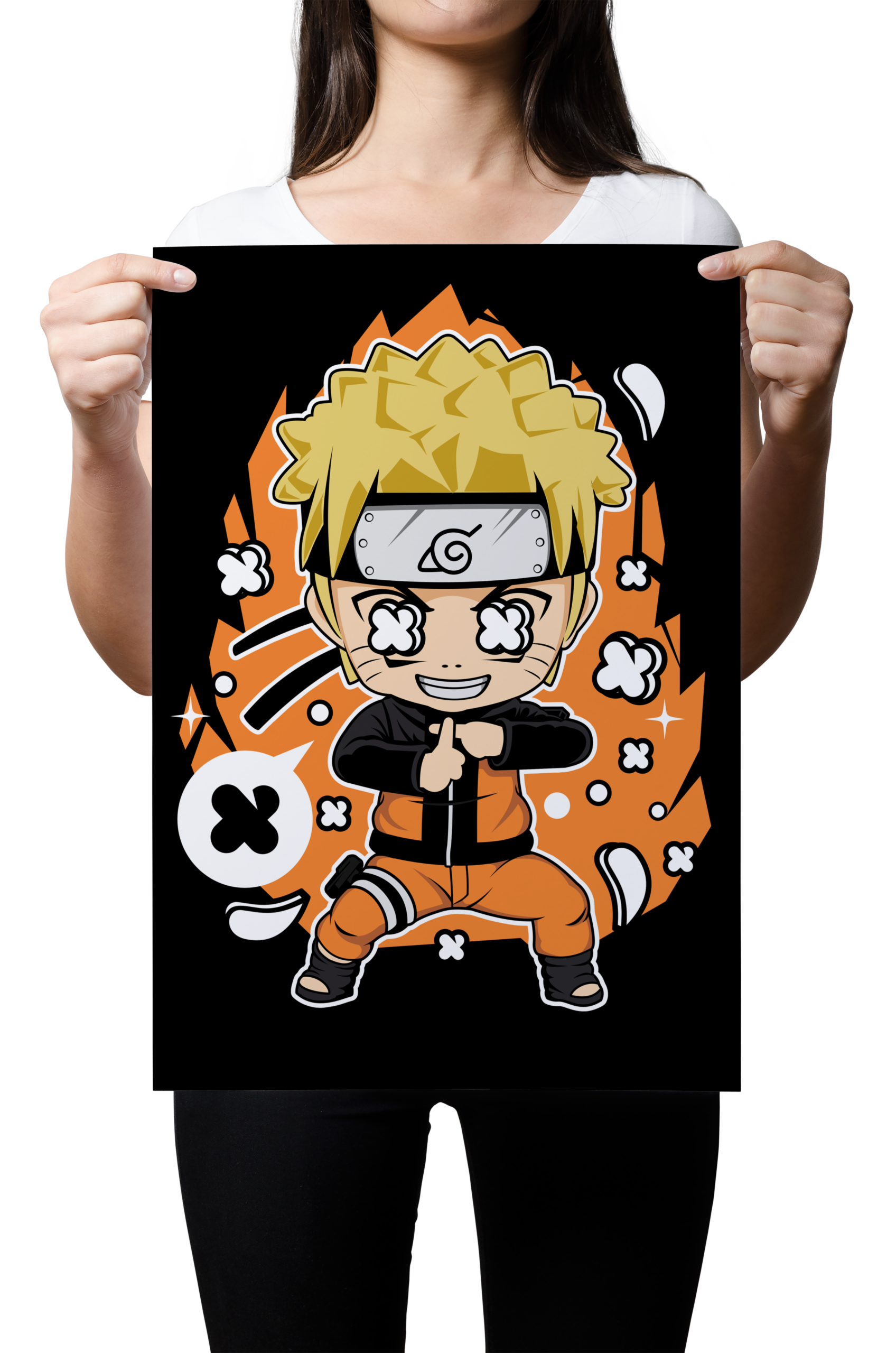 Seventh Hokage Art Print Mockup