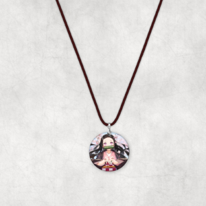 Demon Girl Cord Necklace Mockup