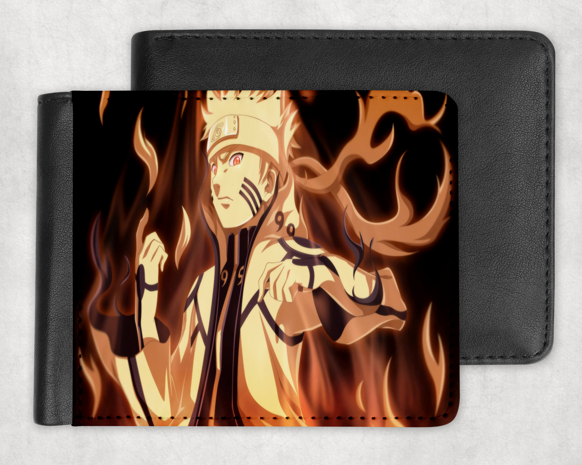 Hokage On Fire Wallet Mockup
