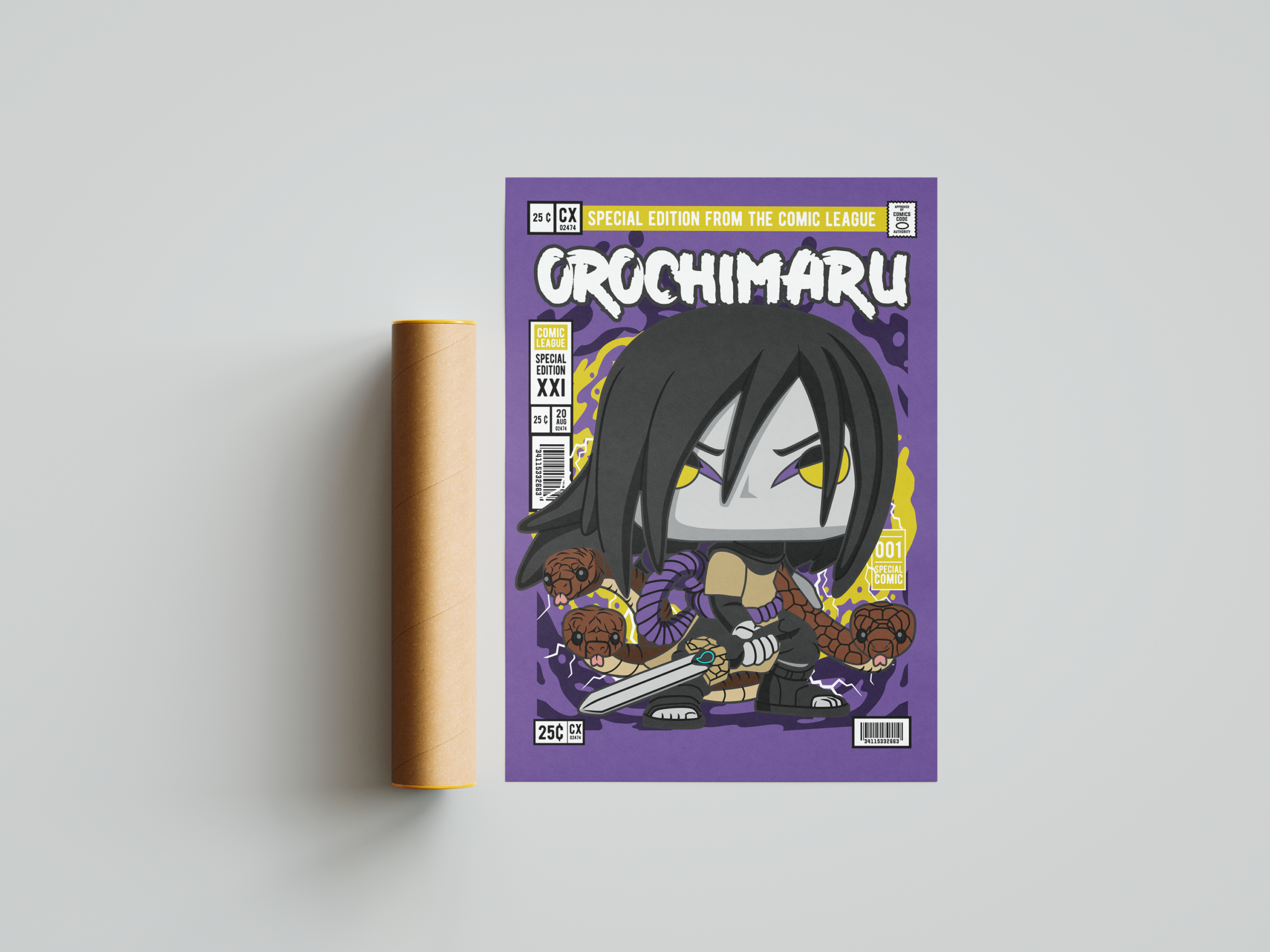 Unethical Scientist Art Print Mockup