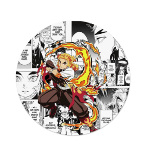 Fire Wielder Manga Mousepad Mockup