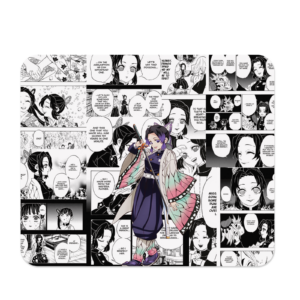 Butterfly Girl Manga Mousepad Mockup