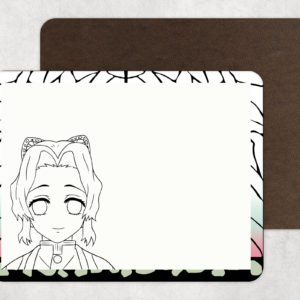 Butterfly Girl Dry-Erase Board Mockup